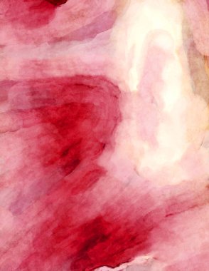 Soyut suluboya sanat eserleri. Fırça boyalı dijital resim. Renkli yaratıcı suluboya çizimi.