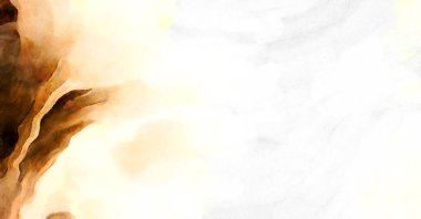 Soyut suluboya sanat eserleri. Fırça boyalı dijital resim. Renkli yaratıcı suluboya çizimi.