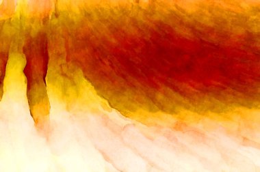 Soyut suluboya sanat eserleri. Fırça boyalı dijital resim. Renkli yaratıcı suluboya çizimi.