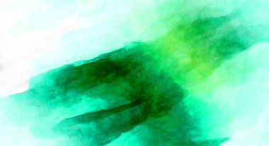 Soyut suluboya sanat eserleri. Fırça boyalı dijital resim. Renkli yaratıcı suluboya çizimi.