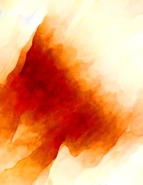 Soyut suluboya sanat eserleri. Fırça boyalı dijital resim. Renkli yaratıcı suluboya çizimi.