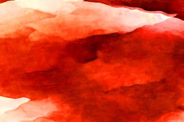 Soyut suluboya sanat eserleri. Fırça boyalı dijital resim. Renkli yaratıcı suluboya çizimi.