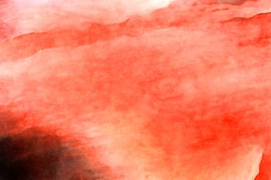 Soyut suluboya sanat eserleri. Fırça boyalı dijital resim. Renkli yaratıcı suluboya çizimi.