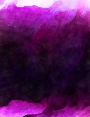 Soyut suluboya sanat eserleri. Fırça boyalı dijital resim. Renkli yaratıcı suluboya çizimi.