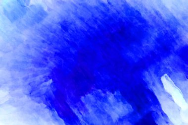 Soyut suluboya sanat eserleri. Fırça boyalı dijital resim. Renkli yaratıcı suluboya çizimi.