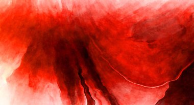 Soyut suluboya sanat eserleri. Fırça boyalı dijital resim. Renkli yaratıcı suluboya çizimi.