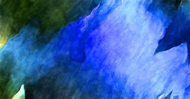 Soyut suluboya sanat eserleri. Fırça boyalı dijital resim. Renkli yaratıcı suluboya çizimi.