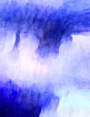 Soyut suluboya sanat eserleri. Fırça boyalı dijital resim. Renkli yaratıcı suluboya çizimi.