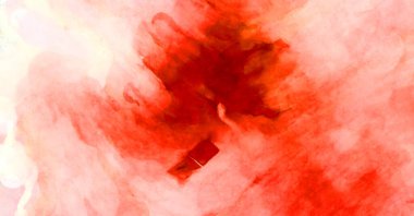 Soyut suluboya sanat eserleri. Fırça boyalı dijital resim. Renkli yaratıcı suluboya çizimi.