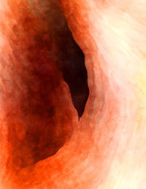 Soyut suluboya sanat eserleri. Fırça boyalı dijital resim. Renkli yaratıcı suluboya çizimi.