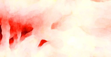 Soyut suluboya sanat eserleri. Fırça boyalı dijital resim. Renkli yaratıcı suluboya çizimi.