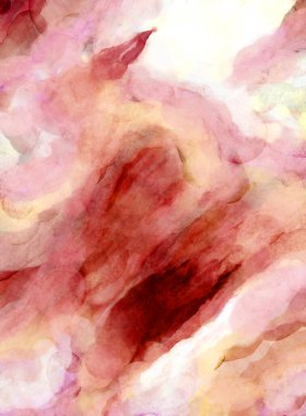 Soyut suluboya sanat eserleri. Fırça boyalı dijital resim. Renkli yaratıcı suluboya çizimi.