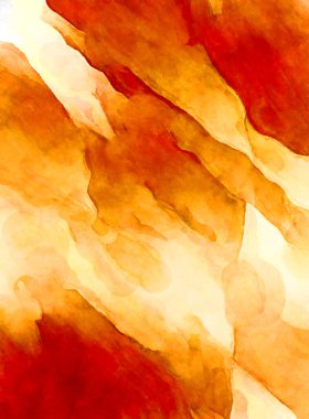 Soyut suluboya sanat eserleri. Fırça boyalı dijital resim. Renkli yaratıcı suluboya çizimi.