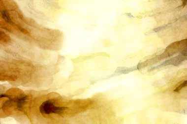 Soyut suluboya sanat eserleri. Fırça boyalı dijital resim. Renkli yaratıcı suluboya çizimi.