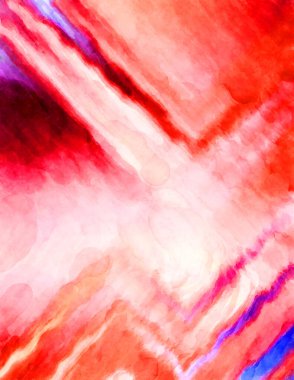 Soyut suluboya sanat eserleri. Fırça boyalı dijital resim. Renkli yaratıcı suluboya çizimi.