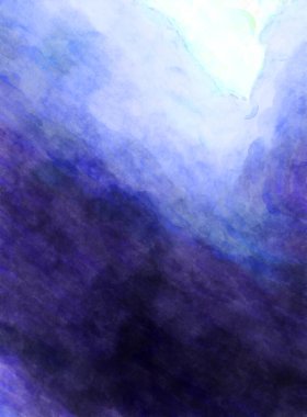 Soyut suluboya sanat eserleri. Fırça boyalı dijital resim. Renkli yaratıcı suluboya çizimi.