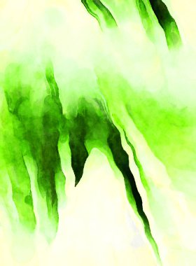 Soyut suluboya sanat eserleri. Fırça boyalı dijital resim. Renkli yaratıcı suluboya çizimi.