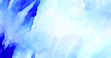 Soyut suluboya sanat eserleri. Fırça boyalı dijital resim. Renkli yaratıcı suluboya çizimi.