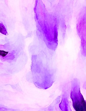 Soyut suluboya sanat eserleri. Fırça boyalı dijital resim. Renkli yaratıcı suluboya çizimi.