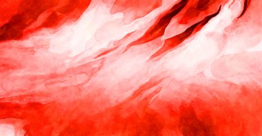 Soyut suluboya sanat eserleri. Fırça boyalı dijital resim. Renkli yaratıcı suluboya çizimi.