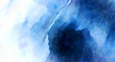 Soyut suluboya sanat eserleri. Fırça boyalı dijital resim. Renkli yaratıcı suluboya çizimi.