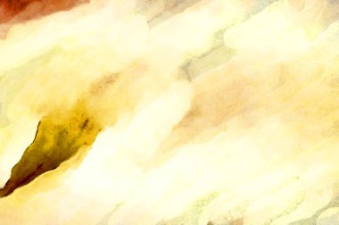 Soyut suluboya sanat eserleri. Fırça boyalı dijital resim. Renkli yaratıcı suluboya çizimi.