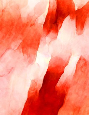 Soyut suluboya sanat eserleri. Fırça boyalı dijital resim. Renkli yaratıcı suluboya çizimi.