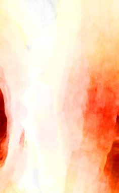 Soyut suluboya sanat eserleri. Fırça boyalı dijital resim. Renkli yaratıcı suluboya çizimi.