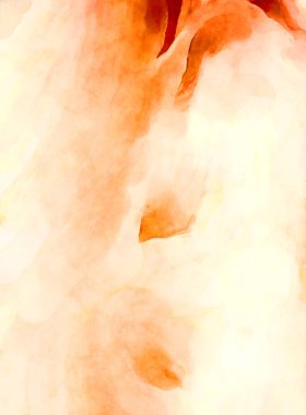 Soyut suluboya sanat eserleri. Fırça boyalı dijital resim. Renkli yaratıcı suluboya çizimi.