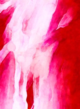 Soyut suluboya sanat eserleri. Fırça boyalı dijital resim. Renkli yaratıcı suluboya çizimi.