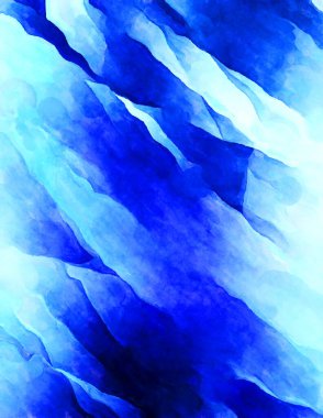 Soyut suluboya sanat eserleri. Fırça boyalı dijital resim. Renkli yaratıcı suluboya çizimi.