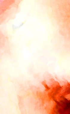 Soyut suluboya sanat eserleri. Fırça boyalı dijital resim. Renkli yaratıcı suluboya çizimi.