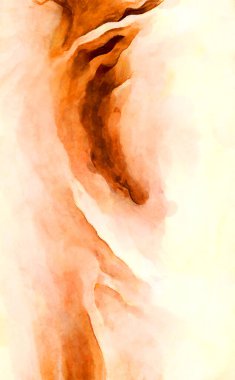 Soyut suluboya sanat eserleri. Fırça boyalı dijital resim. Renkli yaratıcı suluboya çizimi.