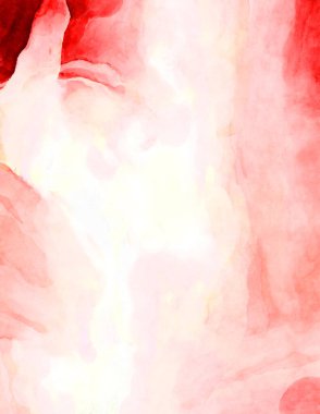 Soyut suluboya sanat eserleri. Fırça boyalı dijital resim. Renkli yaratıcı suluboya çizimi.