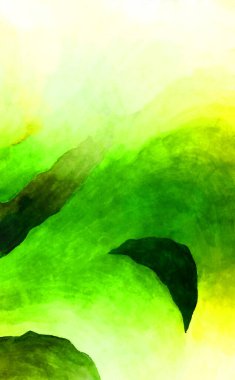 Soyut suluboya sanat eserleri. Fırça boyalı dijital resim. Renkli yaratıcı suluboya çizimi.