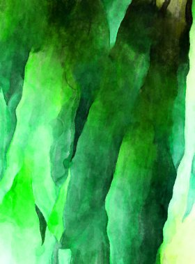 Soyut suluboya sanat eserleri. Fırça boyalı dijital resim. Renkli yaratıcı suluboya çizimi.