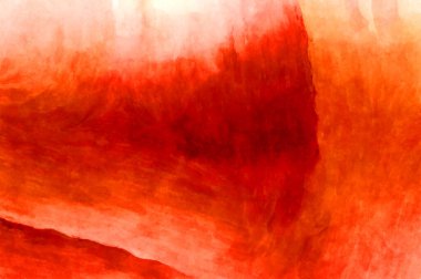 Soyut suluboya sanat eserleri. Fırça boyalı dijital resim. Renkli yaratıcı suluboya çizimi.