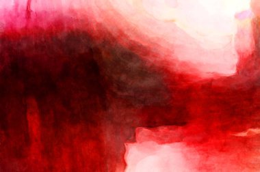 Soyut suluboya sanat eserleri. Fırça boyalı dijital resim. Renkli yaratıcı suluboya çizimi.