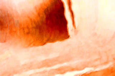 Soyut suluboya sanat eserleri. Fırça boyalı dijital resim. Renkli yaratıcı suluboya çizimi.