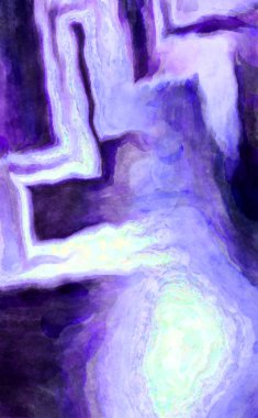 Soyut suluboya sanat eserleri. Fırça boyalı dijital resim. Renkli yaratıcı suluboya çizimi.