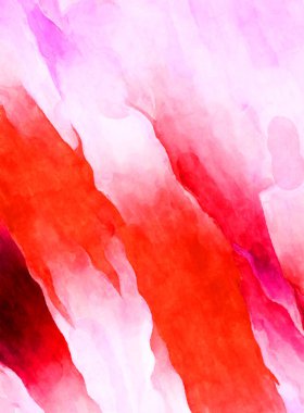 Soyut suluboya sanat eserleri. Fırça boyalı dijital resim. Renkli yaratıcı suluboya çizimi.