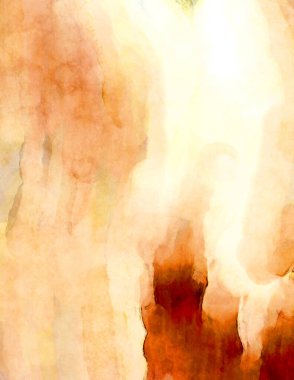 Soyut suluboya sanat eserleri. Fırça boyalı dijital resim. Renkli yaratıcı suluboya çizimi.