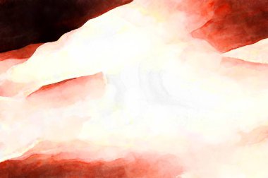 Soyut suluboya sanat eserleri. Fırça boyalı dijital resim. Renkli yaratıcı suluboya çizimi.