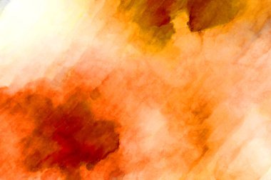 Soyut suluboya sanat eserleri. Fırça boyalı dijital resim. Renkli yaratıcı suluboya çizimi.