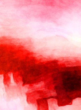 Soyut suluboya sanat eserleri. Fırça boyalı dijital resim. Renkli yaratıcı suluboya çizimi.