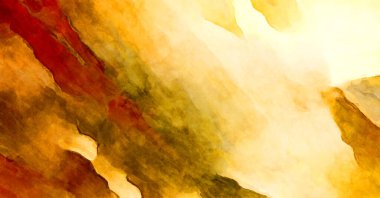 Soyut suluboya sanat eserleri. Fırça boyalı dijital resim. Renkli yaratıcı suluboya çizimi.