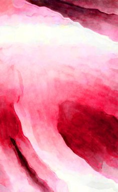 Soyut suluboya sanat eserleri. Fırça boyalı dijital resim. Renkli yaratıcı suluboya çizimi.