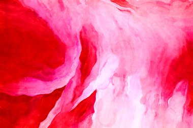 Soyut suluboya sanat eserleri. Fırça boyalı dijital resim. Renkli yaratıcı suluboya çizimi.