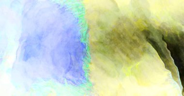 Soyut suluboya sanat eserleri. Fırça boyalı dijital resim. Renkli yaratıcı suluboya çizimi.