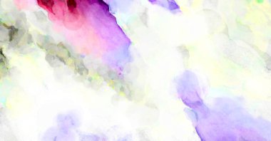 Soyut suluboya sanat eserleri. Fırça boyalı dijital resim. Renkli yaratıcı suluboya çizimi.